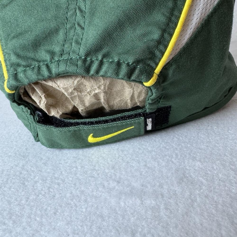 Vintage Nike Team Cap Tailwind 7 Panel Hat University Of Oregon Ducks Dri Fit - Picture 6 of 10